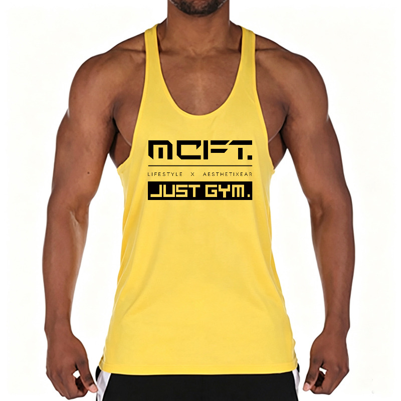 Tank Top Muscle - Running Men Cotton Gym Vest Tank