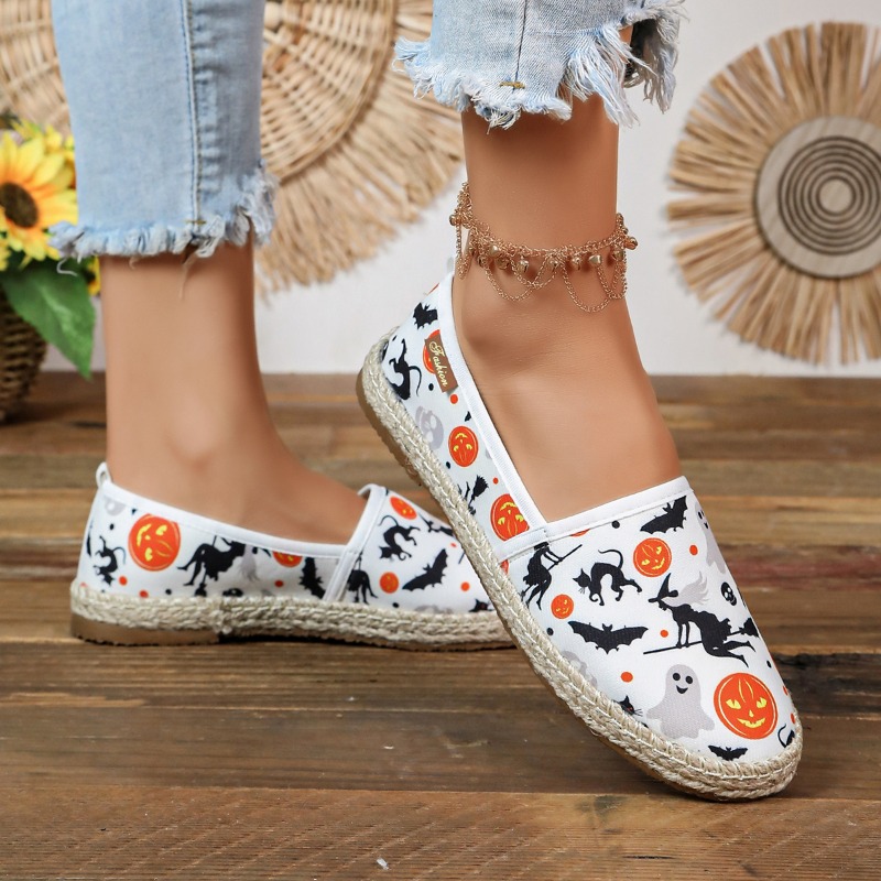 Espadrille Slip On - Real New Print Sapatos Womens Flat