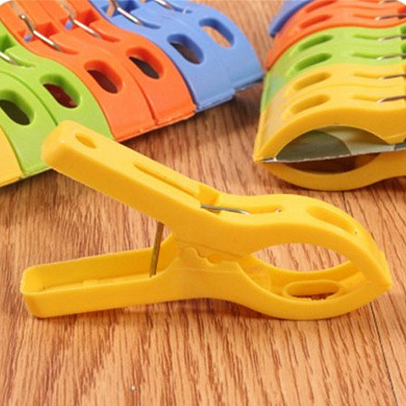 Beach Towel Large - New··8Pcs/set Hanger Clips Large Plastic Windproof