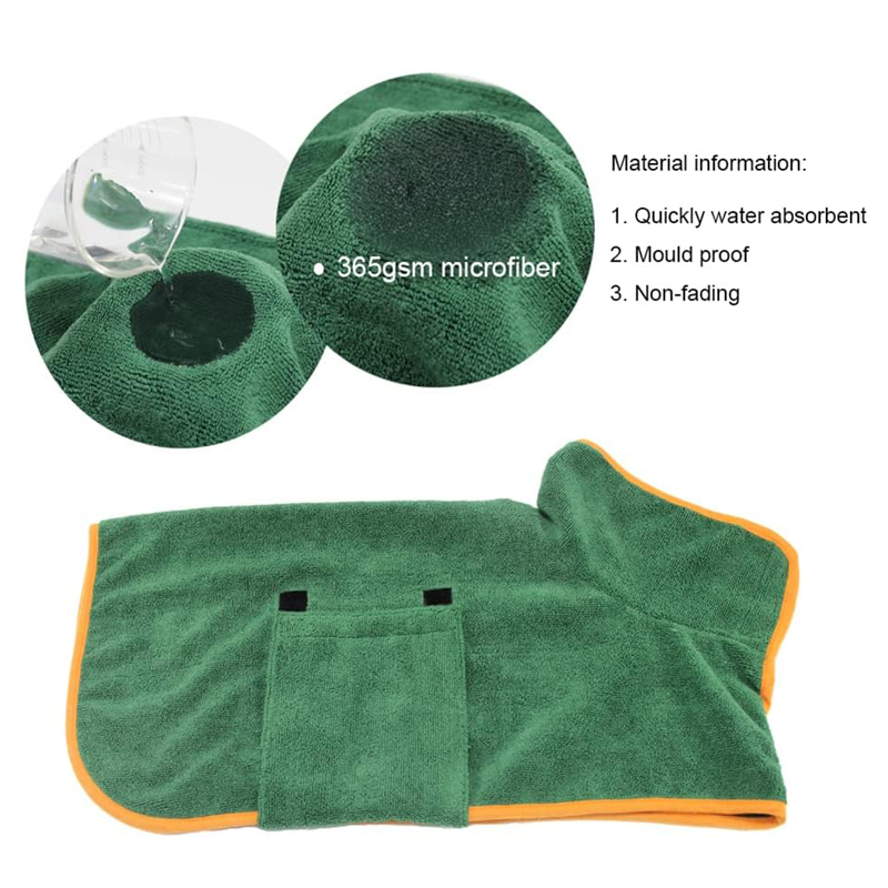 Dog Bathrobe Towel Pet Drying  - đánh giá và giá Beach Towel Large