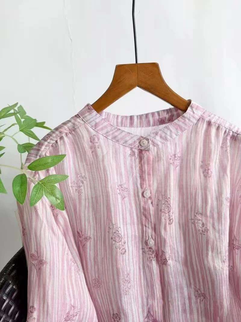 Women's Original Luxury Brand  - đánh giá và giá Linen Shirt Breathable