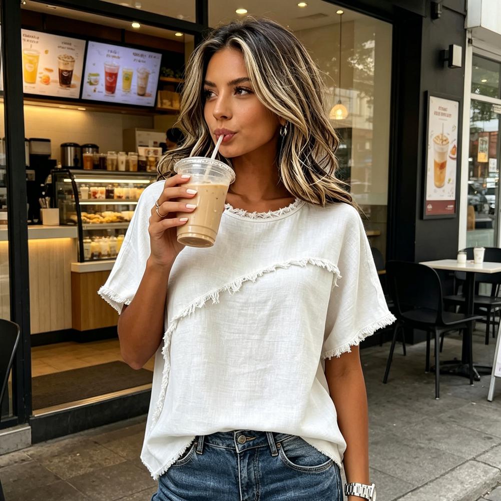 Summer Linen Tops For Women 20 - đánh giá và giá Linen Shirt Breathable