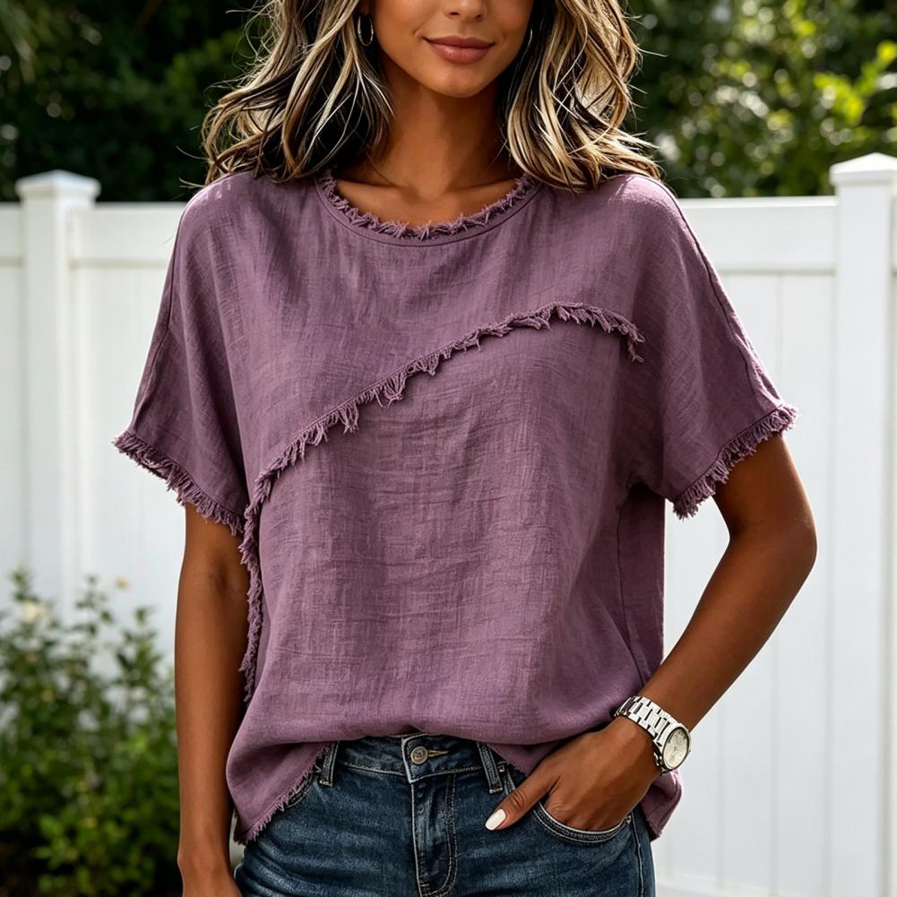 Summer Linen Tops For Women 20 - đánh giá và giá Linen Shirt Breathable