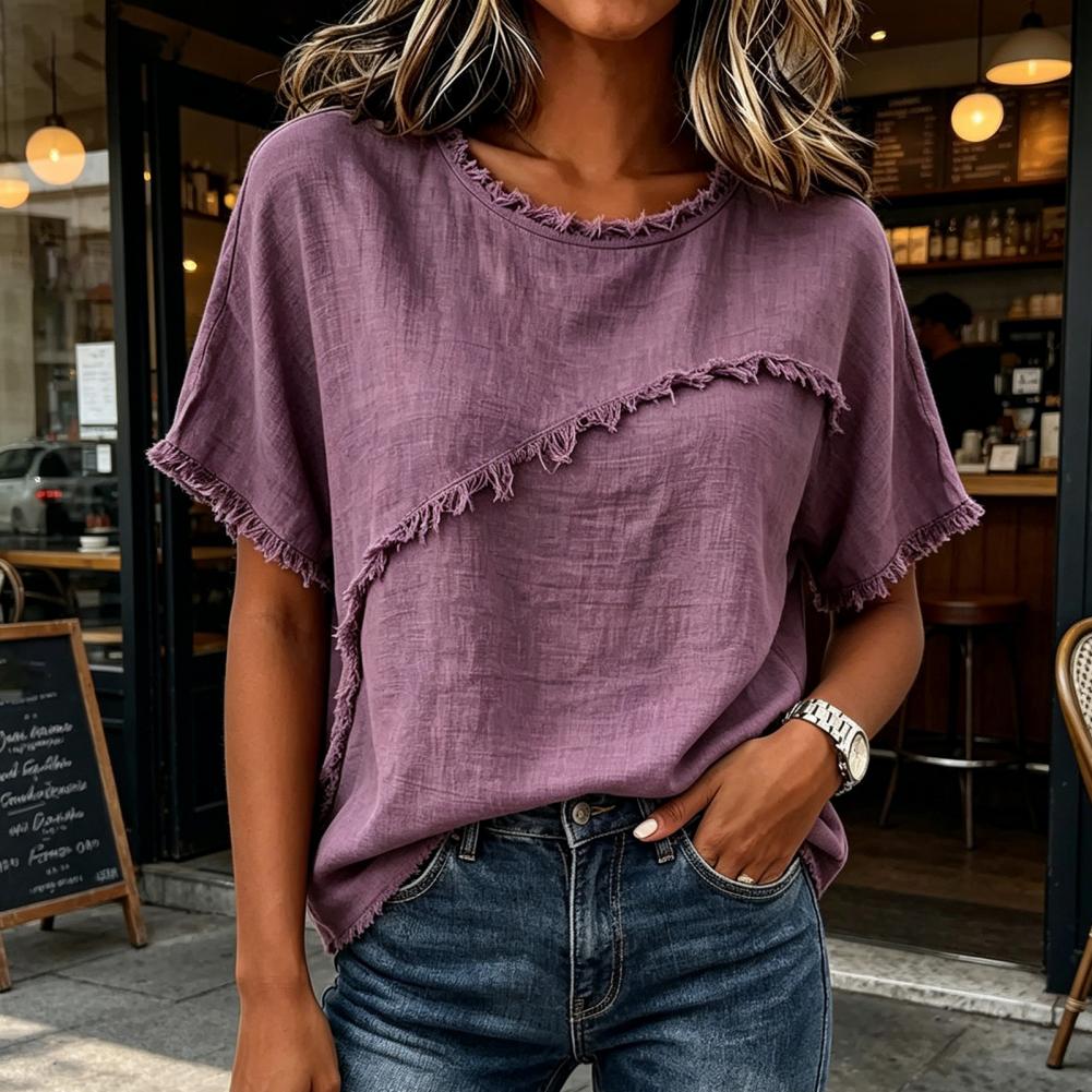 Summer Linen Tops For Women 20 - đánh giá và giá Linen Shirt Breathable