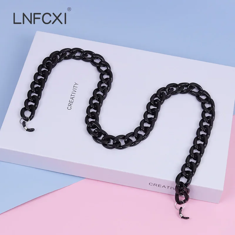 Black Fashion Acrylic Sunglass - đánh giá và giá Sunglass Retainer Cord