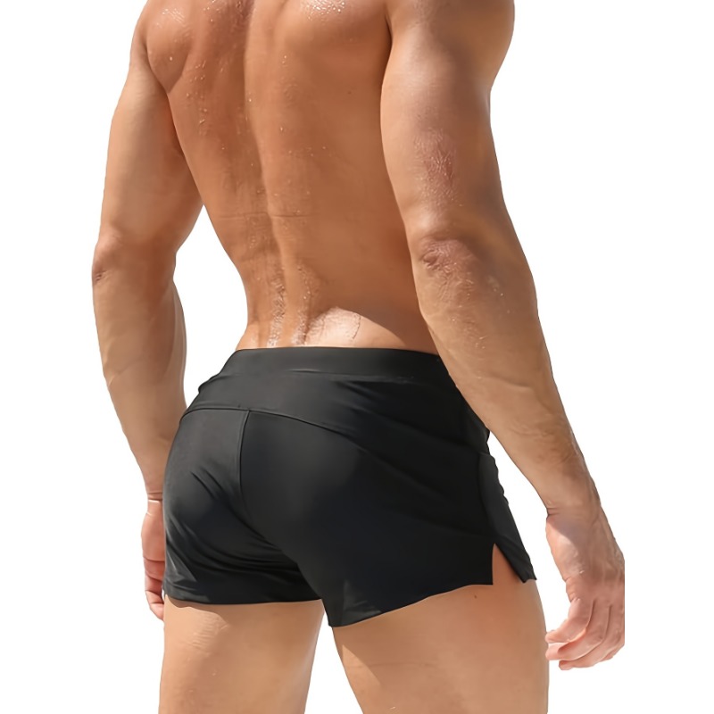 Stretchy Nylon & Elastane Men' - đánh giá và giá Swim Trunk Quick Dry