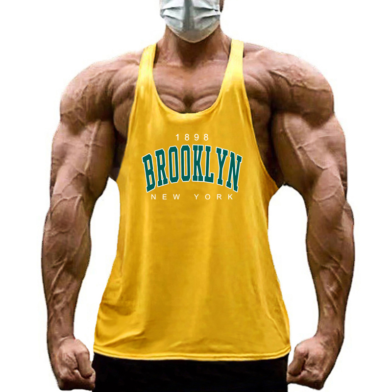 1898 Brooklyn New York Print S - đánh giá và giá Tank Top Muscle