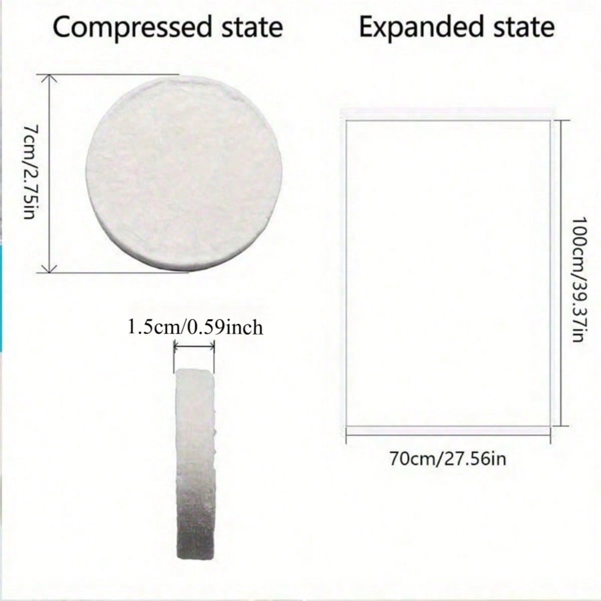 1pc  Large Compressed Towel Di - đánh giá và giá Beach Towel Large