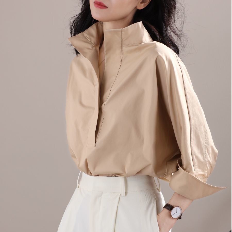 Early Autumn 2023 Women's Loos - đánh giá và giá Shirt Camp Collar