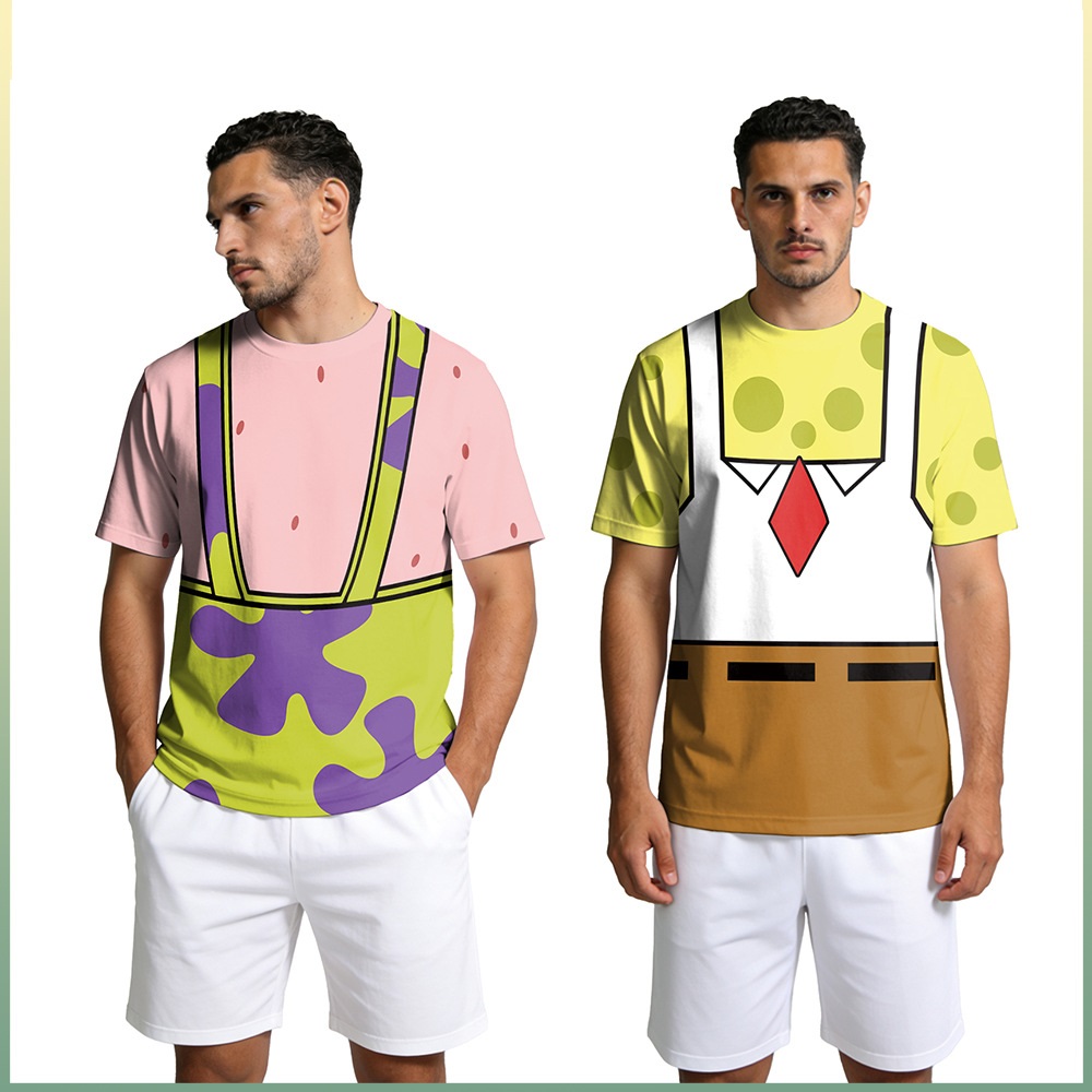Sponge & Patrick Star Cosplay  - đánh giá và giá Tee Graphic Print