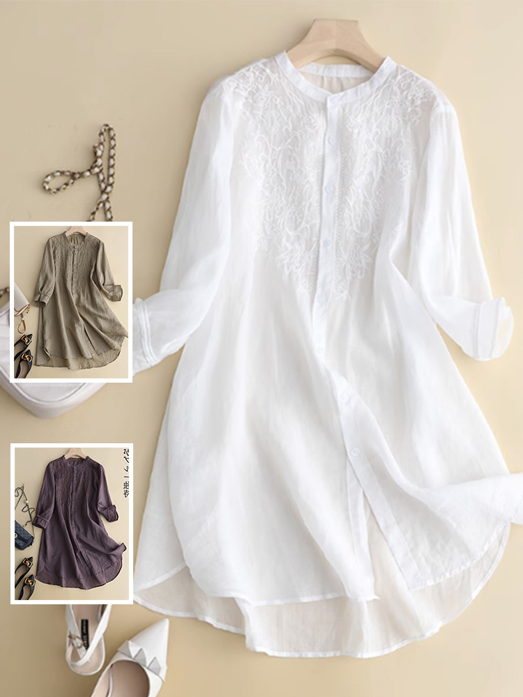 Spring Summer Breathable Thin  - đánh giá và giá Linen Shirt Breathable