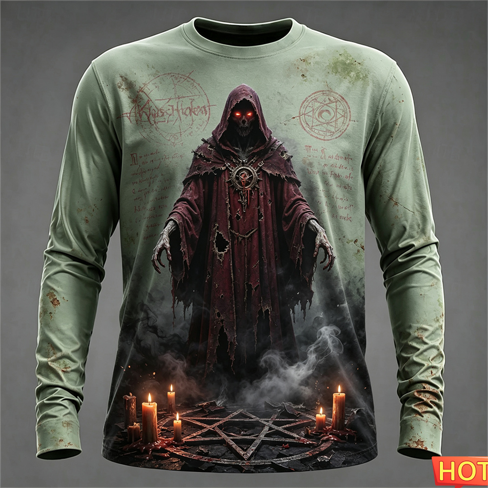 Autumn winter Men's Long sleev - đánh giá và giá Tee Graphic Print