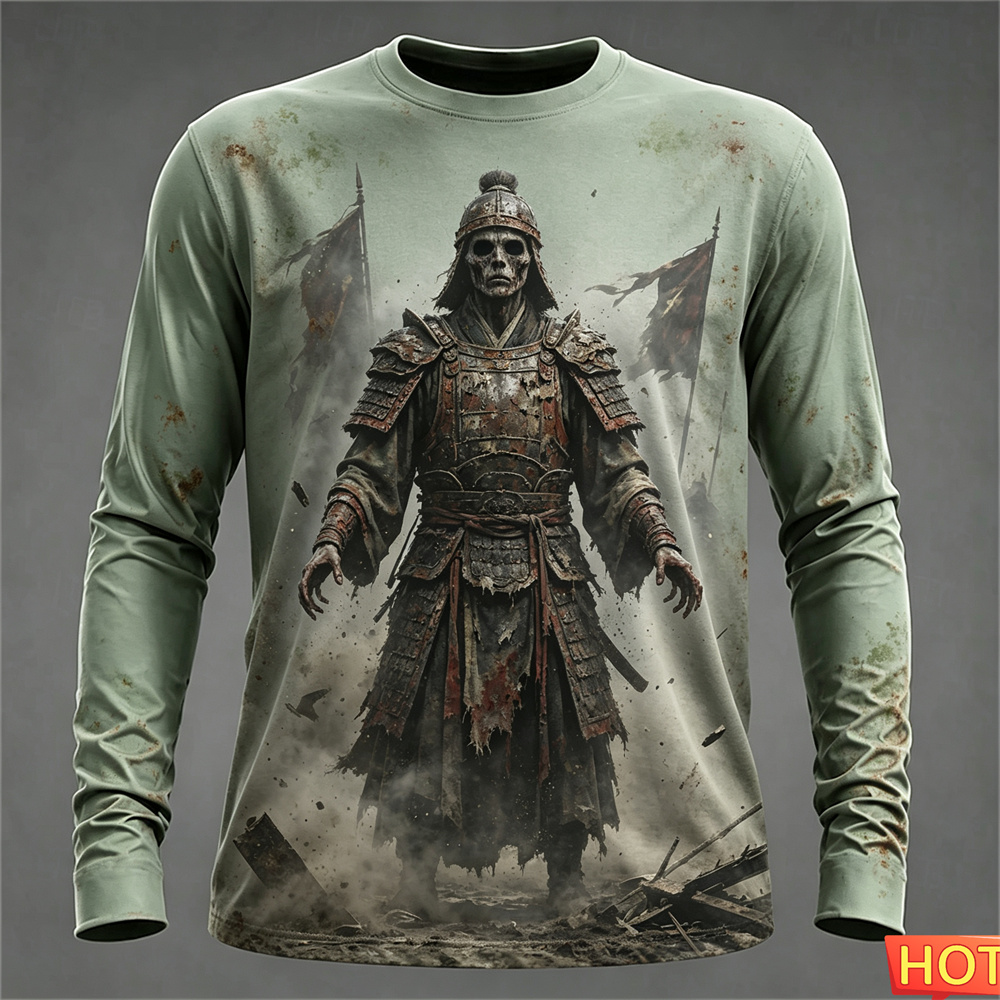 Autumn winter Men's Long sleev - đánh giá và giá Tee Graphic Print
